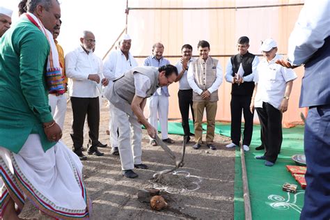 Foundation Stone Laying Ceremony Of Aiilsg Training Center At Karodi