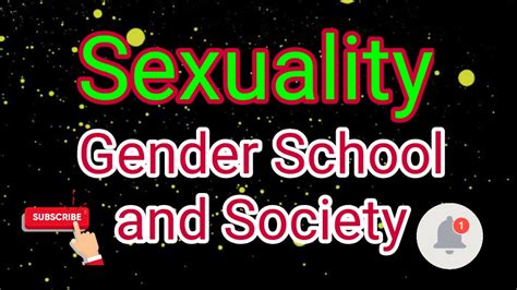 Sexuality Bed Gender School And Society Youtube