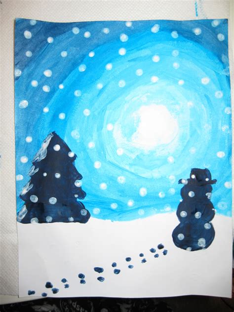 Terris Teaching Treasures Winter Wonderland Art