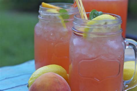 Fresh Peach Lemonade Recipe Easy Homemade