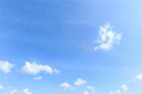 Beautiful White Clouds In Blue Sky Stock Photo Image Of Outdoors