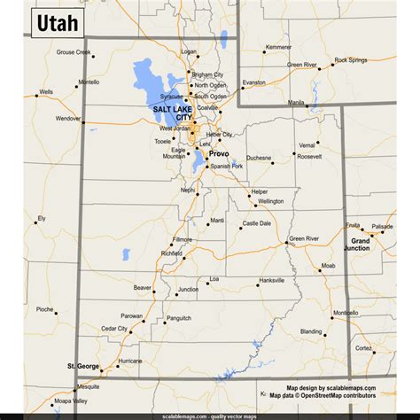 Scalablemaps Vector Maps Of Utah