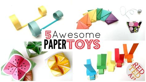 Diy paper ideas are you looking for something to do this winter evening? 5 Paper Toy DIYs - 5 Minute Crafts - Things to Do When Bored
