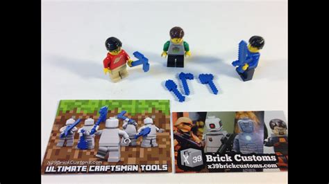 Lego Minecraft Customs Ultimate Craftsman Tools X39brickcustoms