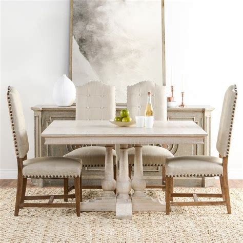 These top quality wood benches are perfect for cramped kitchens, or parties with lots of guests! Pindall Solid Wood Dining Table | Dining table, Solid wood ...