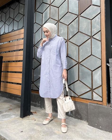 10 Ootd Hijab Kasual Simpel Ala Nazlia Rahma Buat Ke Kampus