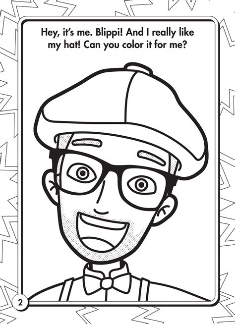 Blippi Para Colorear