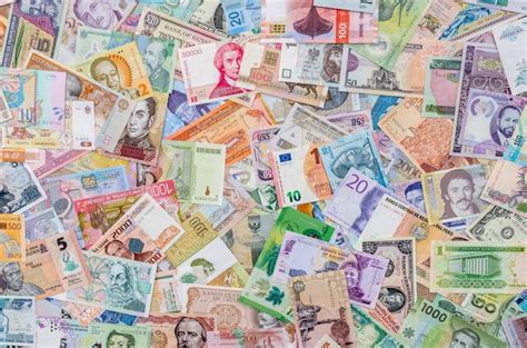 Premium Photo Variety Of Global Banknotes Money Collection Currencies