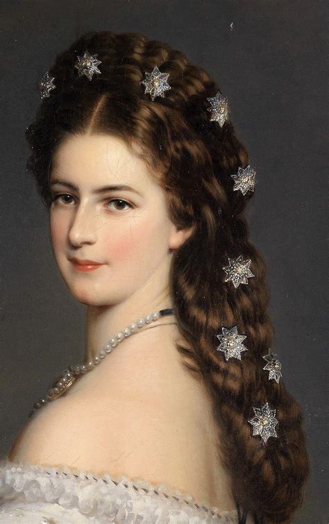 Empress Elisabeth Of Austria By Franz Xavier Winterhalter