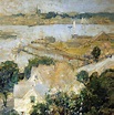 Gloucester Harbor - John Henry Twachtman Paintings