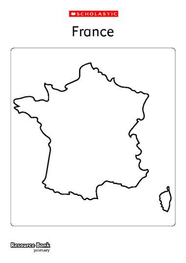 Just download and duplicate as needed. Blank France map - Primary KS1 & KS2 teaching resource ...