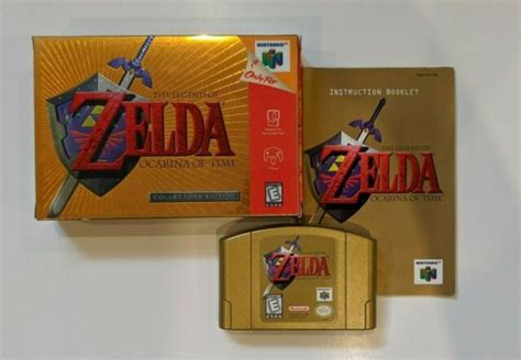 Legend Of Zelda Ocarina Of Time Collectors Edition 64 1998 For
