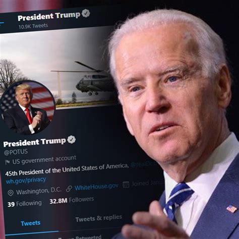 Twitter To Hand Potus Account To Biden On Inauguration Day