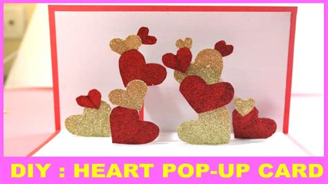 You'll fall in love all over again with these gorgeous 3d heart cards. Heart POP-UP card | Valentine's day handmade greeting card ...
