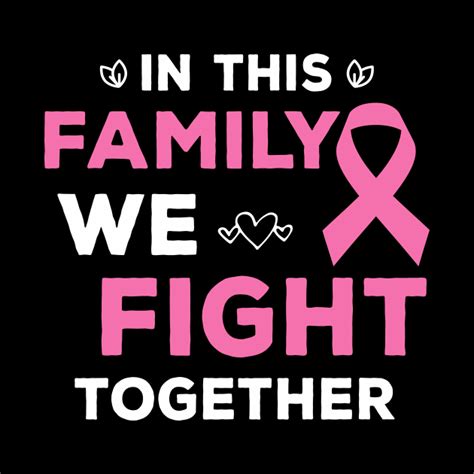 In This Family We Fight Together Pink Ribbon Breast Cancer Awareness Breast Cancer Awareness