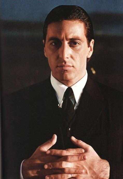Al Pacino On The Godfather Part Ii 1974 Al Pacino Godfather Movie