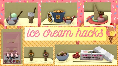 Bloxburg Cafe Restaurant Hacks Build Ice Cream Machine Food Desserts Roblox Youtube