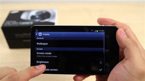 How To Adjust The Brightness On Samsung Galaxy Camera Youtube