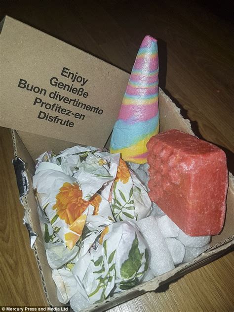 Drunk Mum Accidently Sends Lush Cosmetics Haul To Herself Daily Mail Online