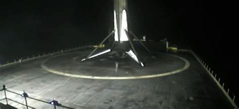 Spacex Nails Falcon 9 Landing As Fairing Halves Begin Journey Back To Earth