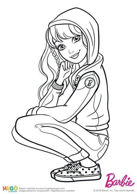 Vous avez déjà vu la petite sirène? Coloriage et illustration Barbie Fashionistas, tenue de ...