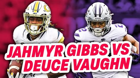 Alabama Rb Jahmyr Gibbs Vs Kansas State Rb Deuce Vaughn Win Big Sports