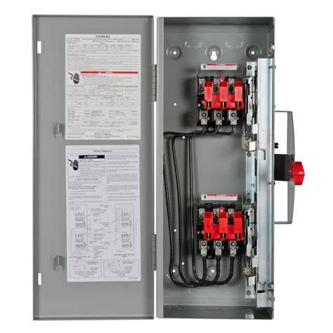 Siemens 30 Amp 3 Pole Non Fusible Safety Switch Disconnect In The