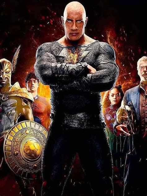New Black Adam Poster And Trailer The Rock Surprises Fans At Screening