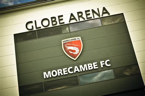 Datum založení, logo klubu morecambe fc (anglie), odkaz na oficiální stránky, název stadiónu, kontaktní klubové údaje. Globe Arena, Morecambe FC | Flickr - Photo Sharing!