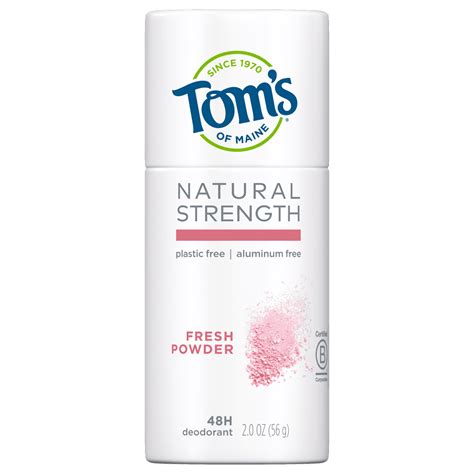 Toms Of Maine Natural Strength Plastic Free Aluminum Free Deodorant