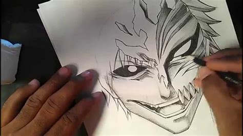 Speed Drawing Manga Ichigo Kurosaki Of Bleach Youtube