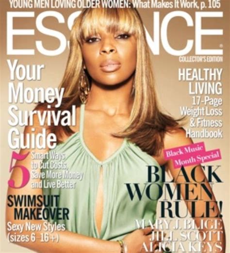 Mary J Blige Essence 2005 Magazine Cover Mary J Essence Magazine