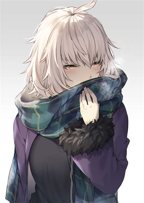 1366x768px 720p Free Download Anime Girls Anime Fategrand Order Ahoge Big Boobs Scarf