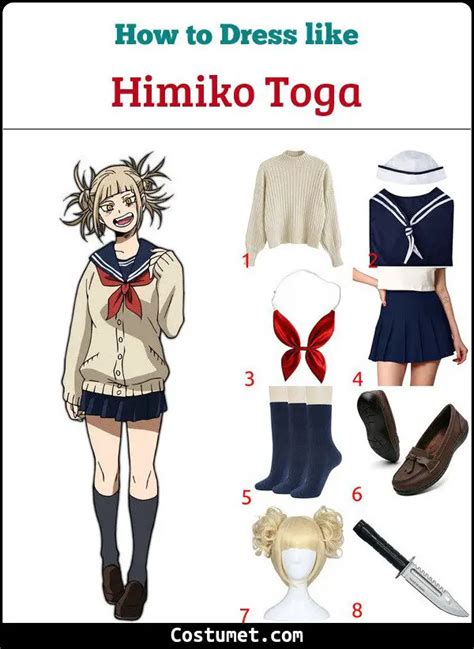 Himiko Toga My Hero Academia Costume For Cosplay And Halloween 2023