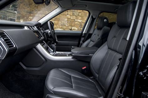Interior finishes include the refined ebony/vintage tan. Land Rover Range Rover Sport interior | Autocar