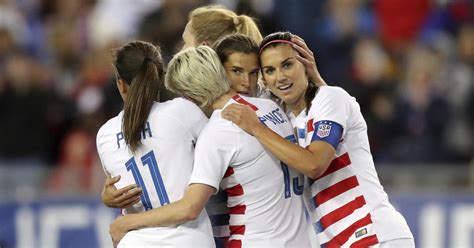 united states women s national team sues u s soccer federation for gender discrimination cbs news
