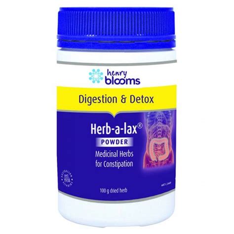 Henry Blooms Herb A Lax 100g Powder