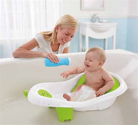A baby bathtub will help you prop up a wriggling newborn. Pin on Useful baby items