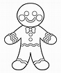 4 Best Gingerbread Template Printable - printablee.com