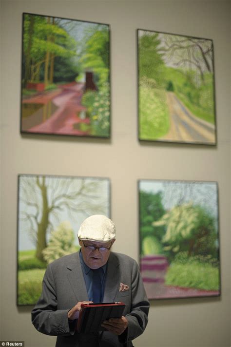 How Ipad Art Inspired 76 Year Old David Hockney Daily Mail Online