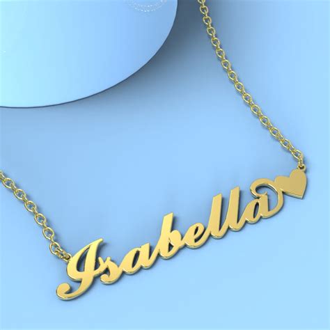 Isabella Name Necklace Name Necklace
