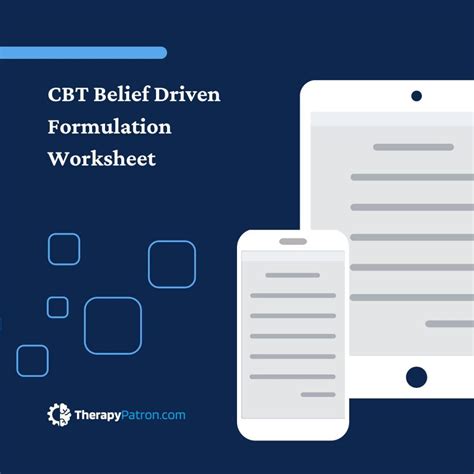 Cbt Belief Driven Formulation Editable Fillable Printable Pdf