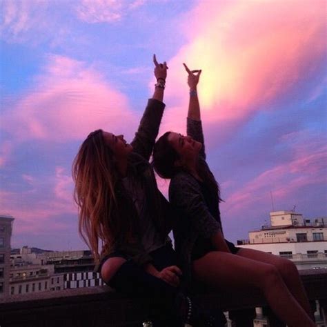 Imagen De Bff Girls And Sky Photo Bff Girls Aesthetic Pictures