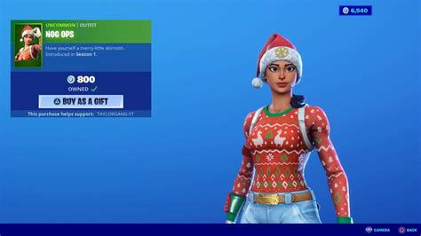 Fortnite Item Shop Rare Nog Ops Candy Cane Wrap December 2 2019