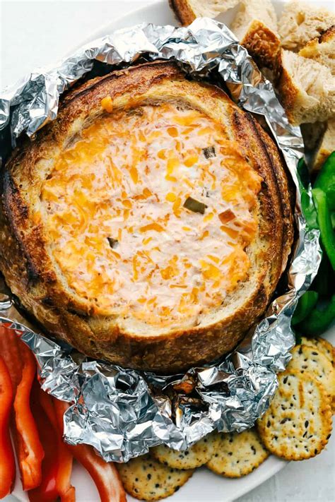 Baked Cream Cheese Salsa Dip In A Bread Bowl The Recipe Critic