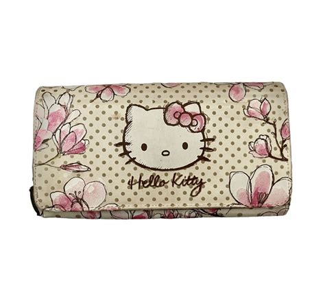 Hello Kitty Sanrio Cherry Blossoms Bifold Wallet Gem
