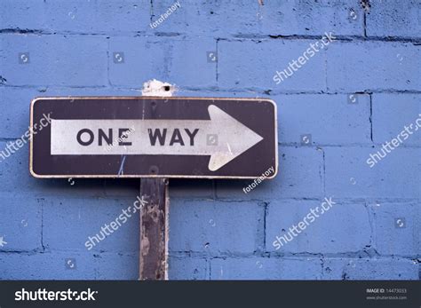 One Way Stock Photo 14473033 Shutterstock
