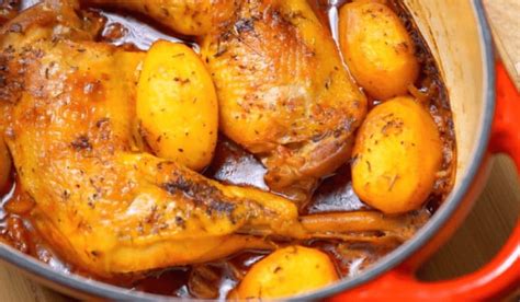 Recette cuisses de poulet en cocotte en fonte Une recette délicieuse