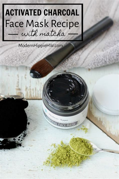 This Diy Activated Charcoal Face Mask Recipe With Matcha Is Amazing My