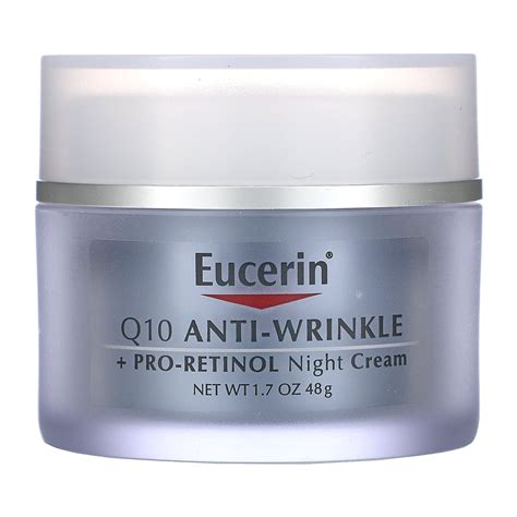 Q10 Anti Wrinkle Pro Retinol Night Cream 17 Fl Oz 48 G Eucerin
